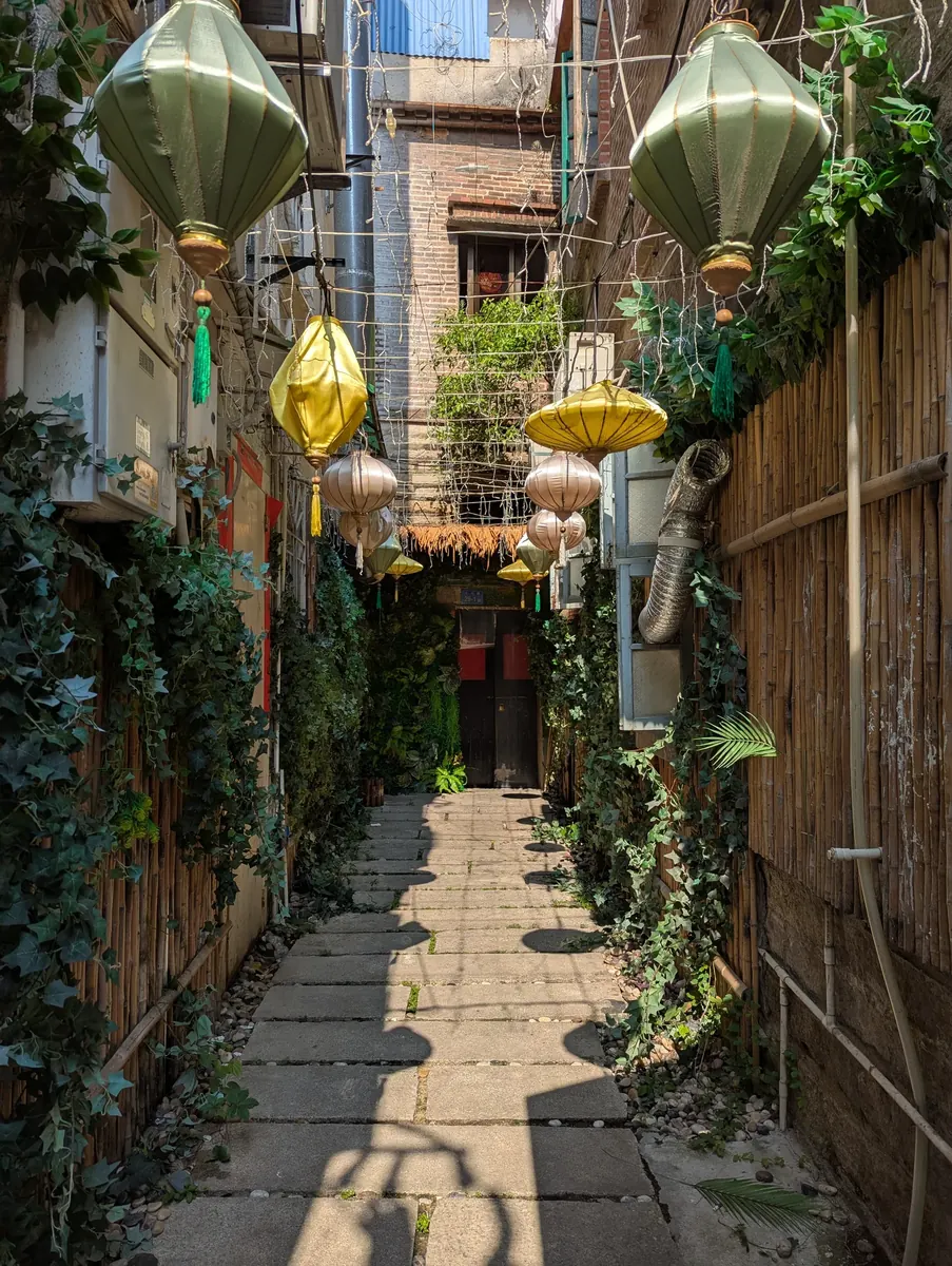 Lanterns in a Xiamen alley